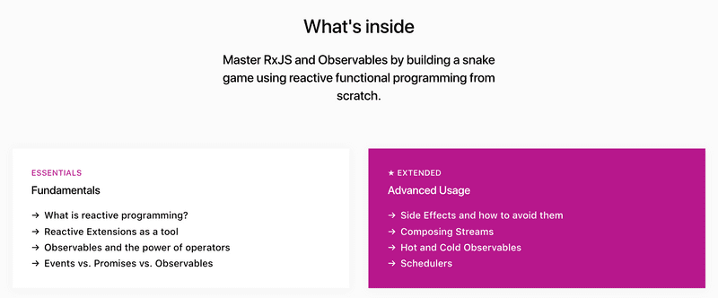 rxjs master class